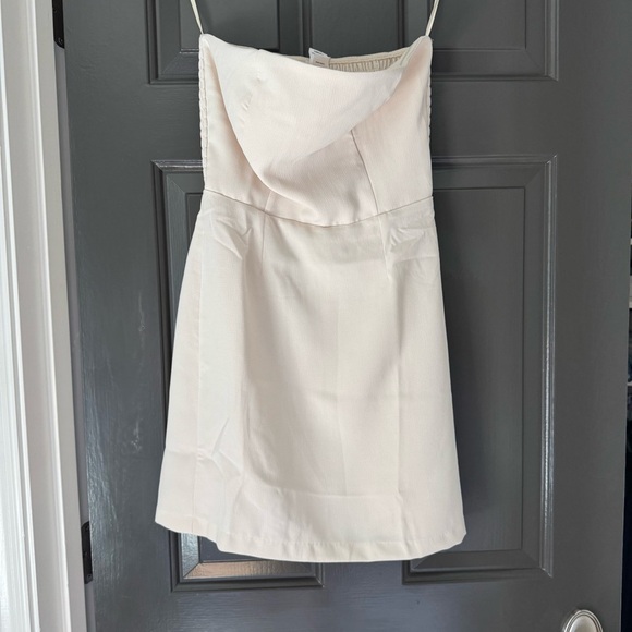 Song of Style Strapless Cream Dress - Picture 2 of 3